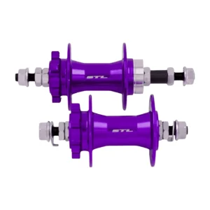 Manzanas Aluminio STL XGM181/182 36H Tuercas  Moradas