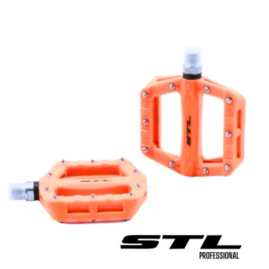 Pedal STL MTB | BMX N8 Naranja Nylon